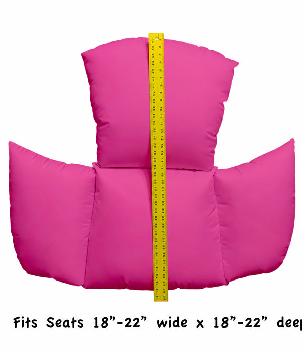 Primo Hot Pink Indoor Outdoor Replacement Cushion for Egg Chair