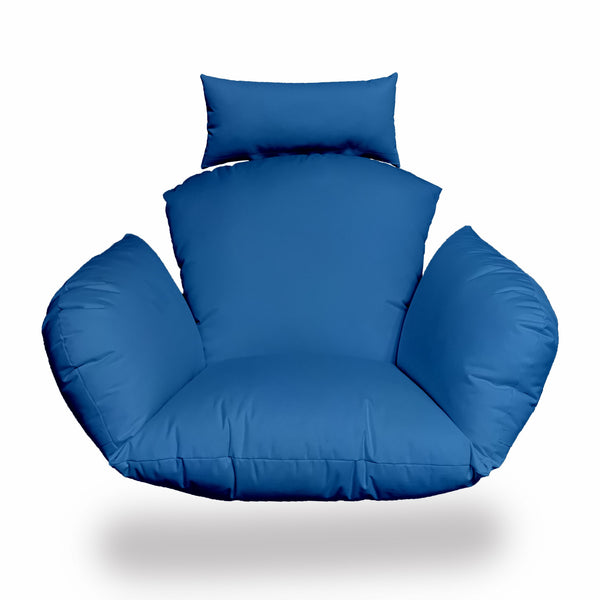 Primo Ocean Blue Indoor Outdoor Replacement Cushion for Egg Chair