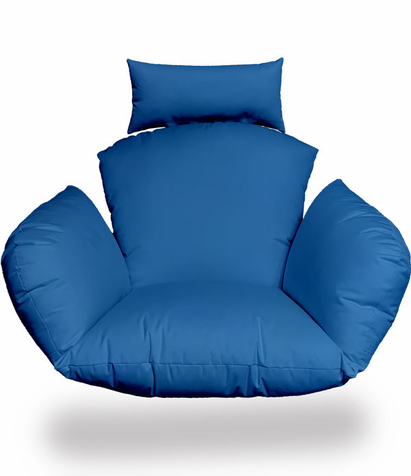 Primo Ocean Blue Indoor Outdoor Replacement Cushion for Egg Chair