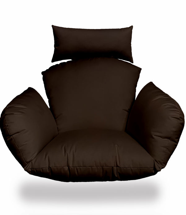 Primo Chocolate Brown Indoor Outdoor Replacement Cushion for Egg Chair