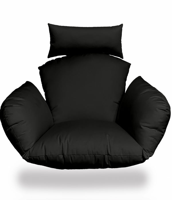 Primo Black Indoor Outdoor Replacement Cushion for Egg Chair