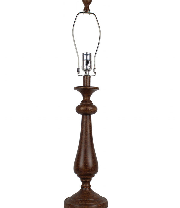 Brown Candlestick Modern Birds Shade Table Lamp