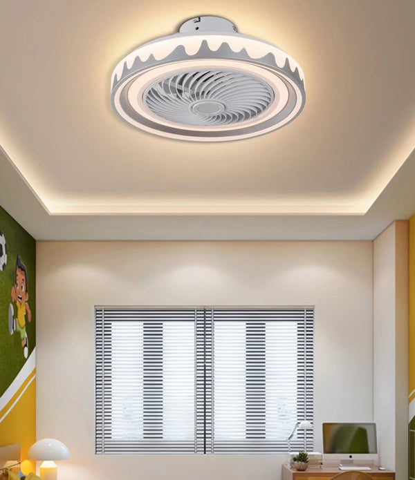 Contemporary Ceiling Fan and Light