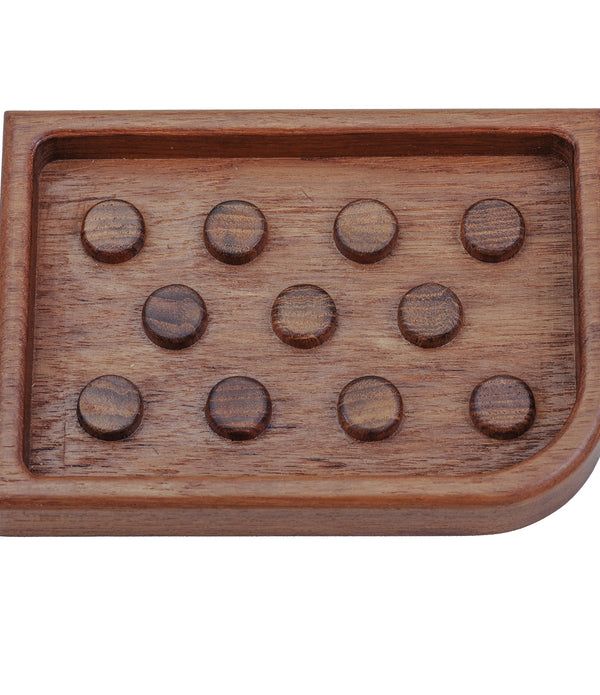 Designer Genuine Teak Soap Dish