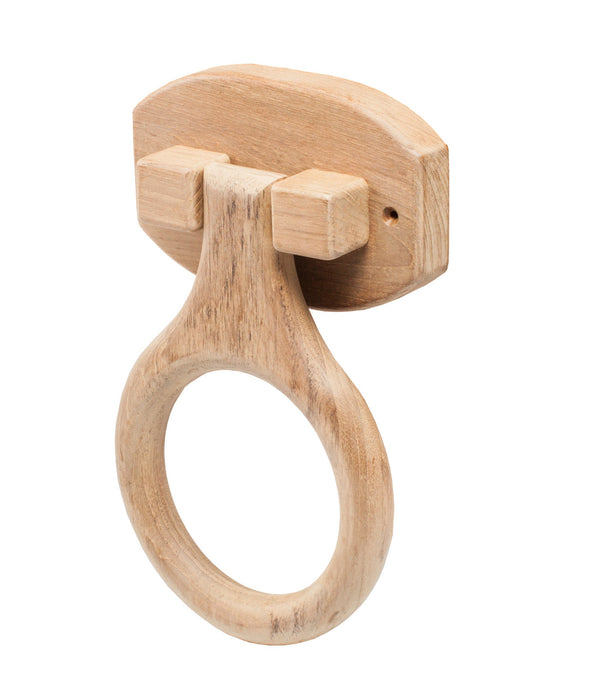 Traditional Solid Teak Heavy Duty Towel Ring