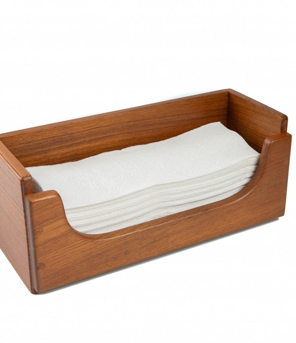 Traditional Solid Teak Guest Paper Towel Holder